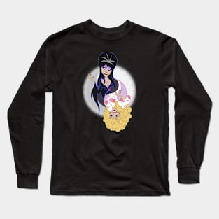 Yin and Yang Dolly Elvira Long Sleeve T-Shirt